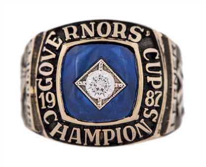 1987 Columbus Clippers Govenors Cup Championship Ring